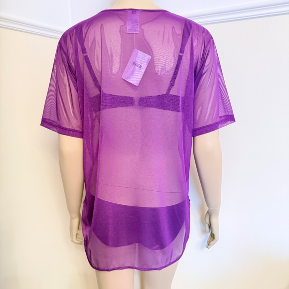 Wolford sheer mesh t-shirt or coverup - Picture 5 of 11